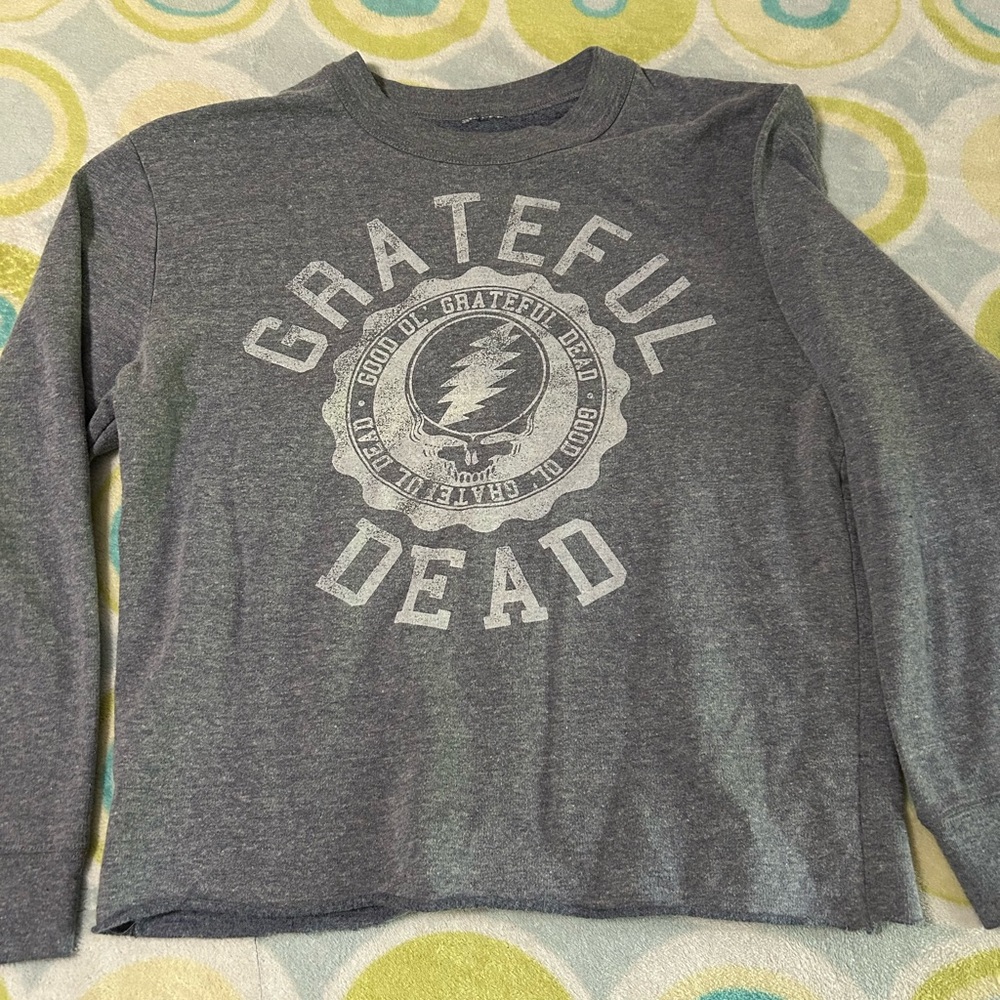 Grateful Dead Small Women’s Crewneck Grey Sweatshirt